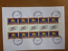 Australia 2016 Nostalgic Fruit Labels Gutter Sheet FDC- W.H.Price