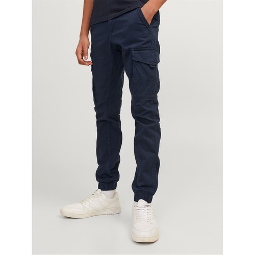 Jack and Jones PaFl 542 Boys Cargo Trousers Pants Bottoms - Picture 2 of 46