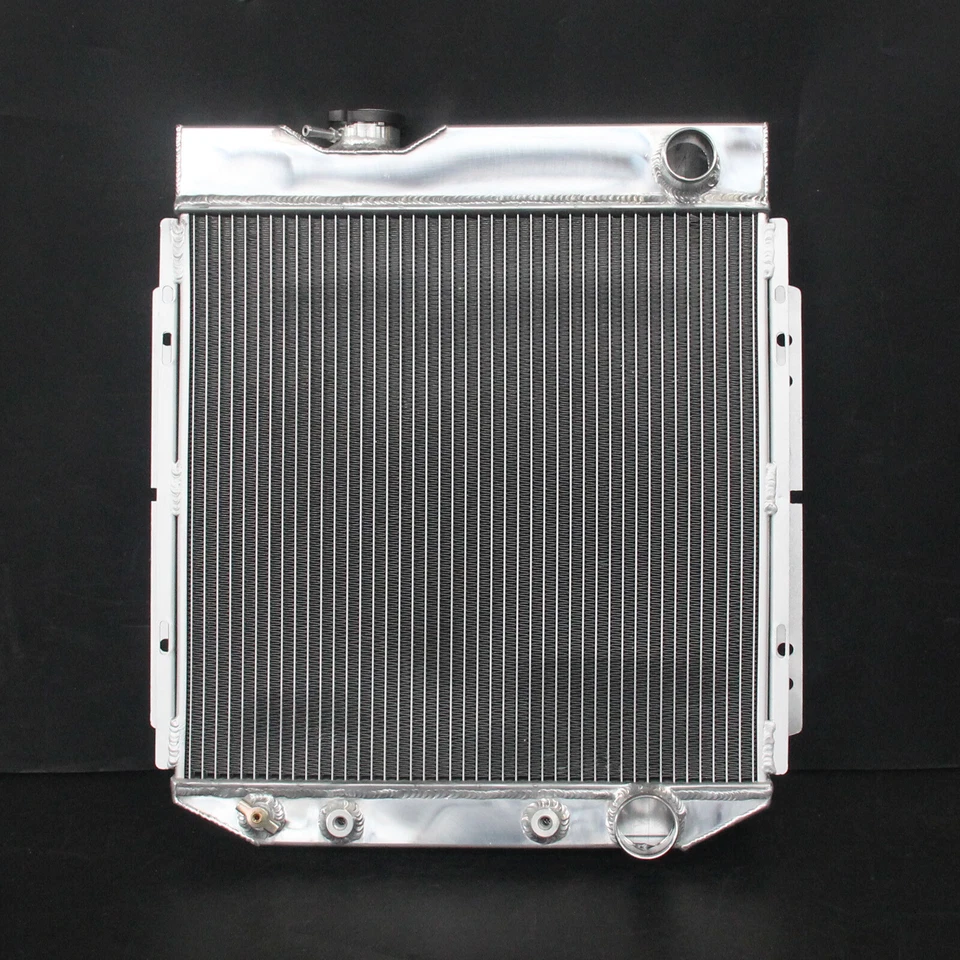 Radiador de aluminio de 3 filas 1963-1966 para Ford Falcon Mustang Comet Mercury V8 4,7 L Foto 2 de 4
