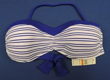 Tommy Bahama Pearl Solids Blue Underwire Bikini Top NWT