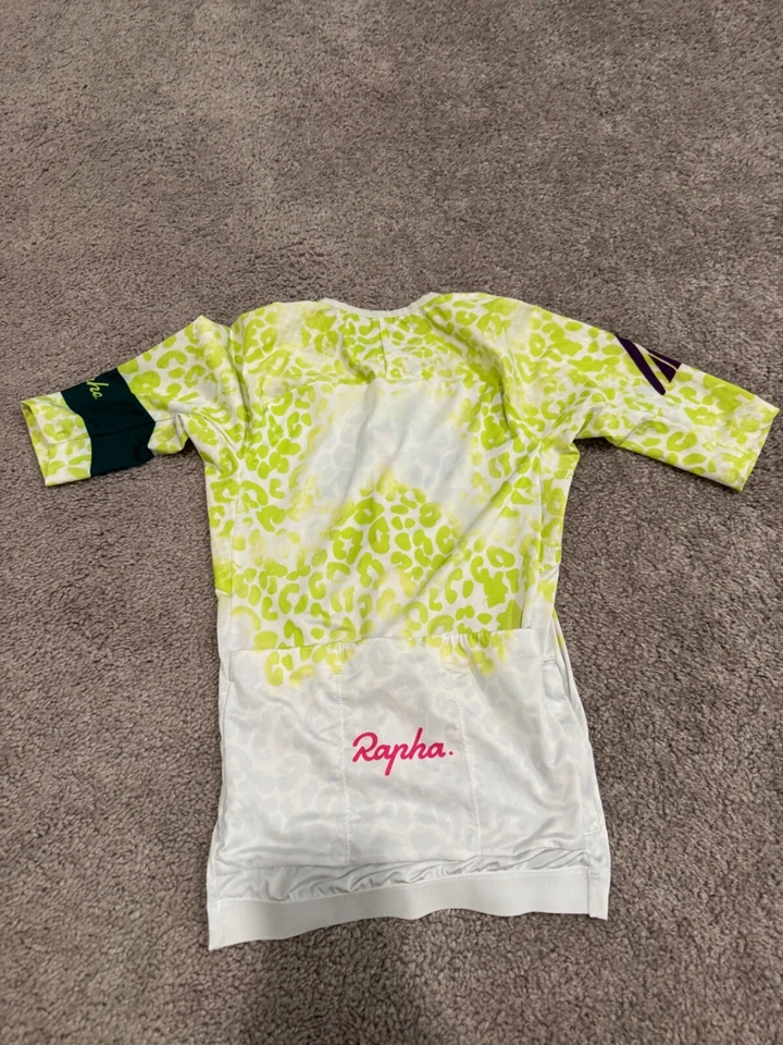 Camiseta deportiva y baberos cargo Rapha Pro Team Amani Edition Aero para hombre talla XS Foto 4 de 4