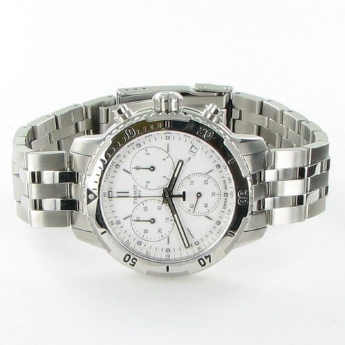 Tissot PRS200 Chronograph Mens Silver Dial Date Watch T0674171103101 | eBay