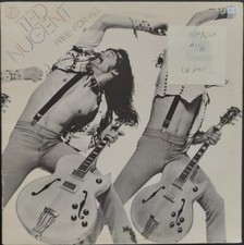 Ted Nugent Free For All Vinyl Record LP VG+/VG+ EPC81397 1976 1st Press