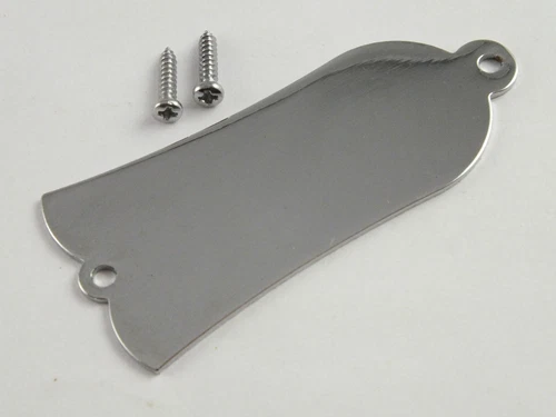 METAL TRUSS ROD COVER + Screws CHROME or BLACK for Gibson style guitars SG LP