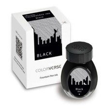 Colorverse Office Series Bottled Ink for Fountain Pens in Black - 30mL - NEW
