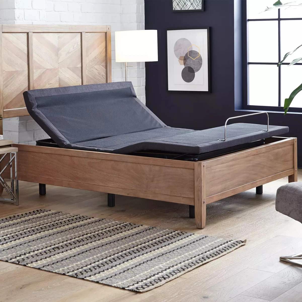 Member s Mark Full Premier Adjustable Base with Pillow Tilt and Massage
