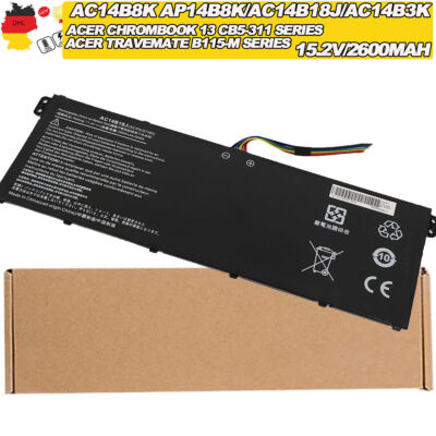 AC14B18J AC14B13J Laptop Akku für Acer AC14B13K AC14B18K CB5-311 CB3 11,4V 36Wh