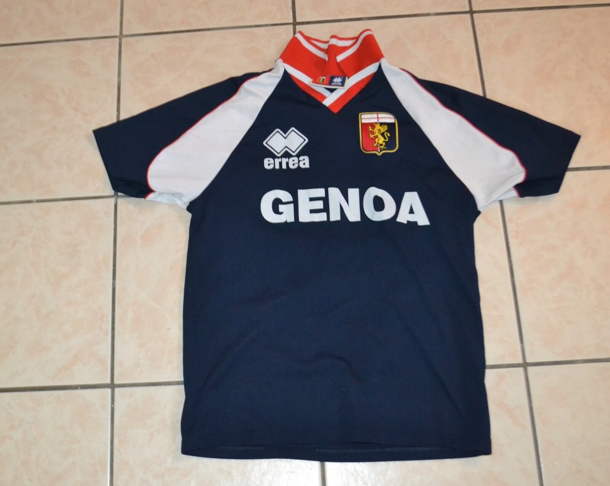 Genoa errea football shirt size M