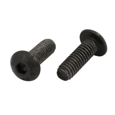 2 Stück M4x12mm 10.9 Grad Innensechskant Rückwärts Links Gewinde Schraubenbolzen