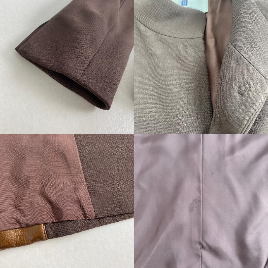 w2154 Givenchy Collarless Jacket Wool GIVENCHY Br… - image 6