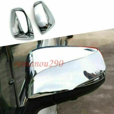 2p For Toyota Sienna 2021-2023 Chrome Door Rear View Mirror Cover Decor cap trim