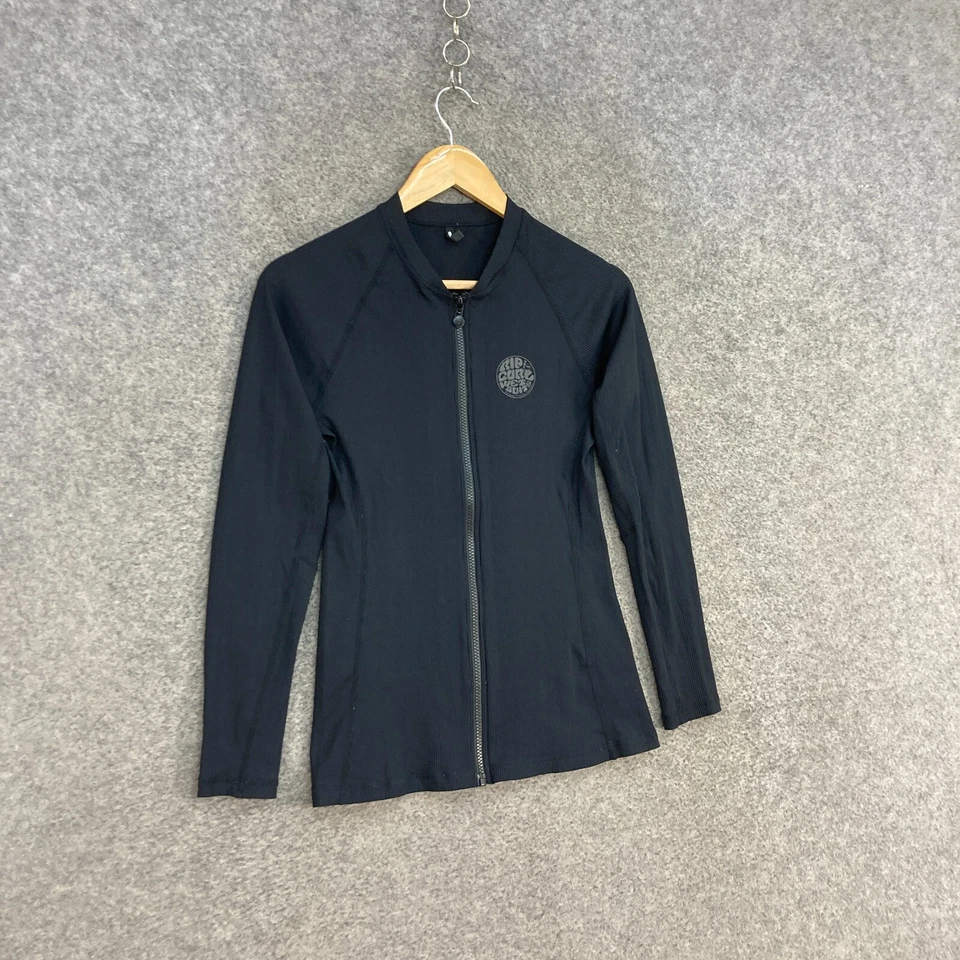 Chaqueta Rip Curl Niñas 14 Años Negra Cremallera Completa Manga Larga Natación Verano 22504 Foto 2 de 4