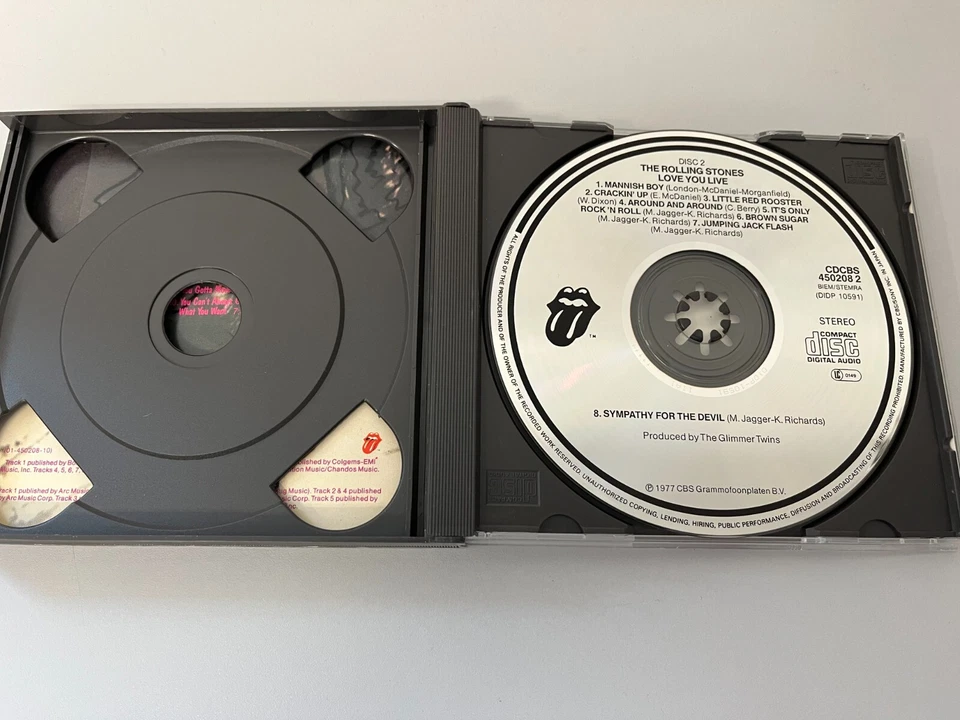 Rolling Stones - Love You Live -made in Japan- 2 CD´s © 1977/86 (CDCBS 450208 2) - Bild 2 von 4