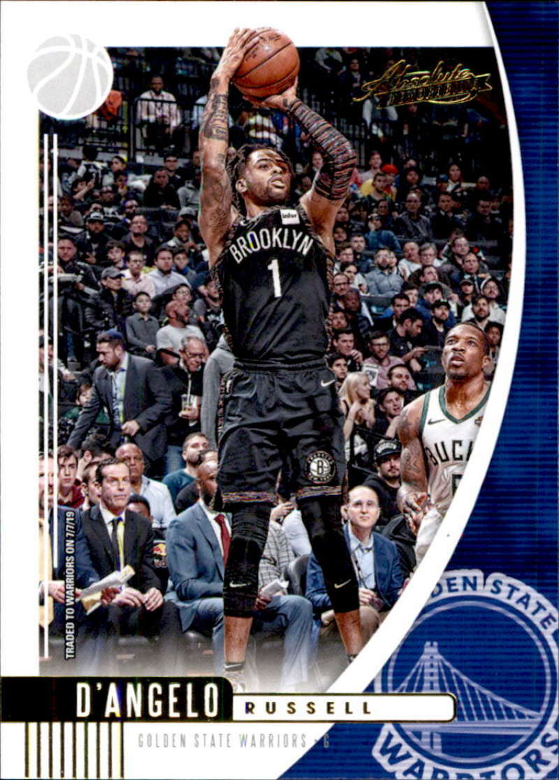 2019-20 Panini Absolute Retail #97 D'Angelo Russell Golden State Warriors
