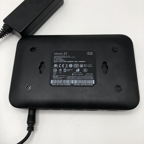 Cisco Meraki Z3 VPN Gateway Firewall Z3-HW beansprucht mit Netzkabel - nur Teile - Bild 3 von 6