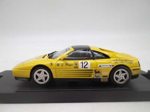 1/43 TRÈS RARE Ferrari Challenge 1993 Ferrari 348 Challenge #12 John Wayne BANG - Imagen 3 de 9