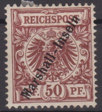 === Dt. Kolonie MARSHALL-INSELN Mi. 12 *, Kat. 35&euro; ===