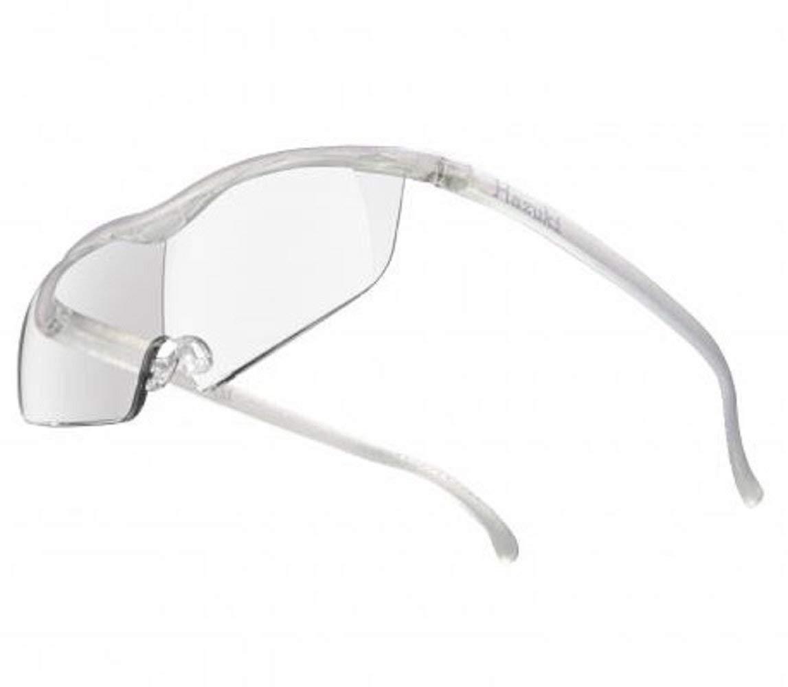 Очки-лупа Hazuki, большая 1,6-кратная лупа, прозрачные линзы жемчужного цвета с отслеживанием