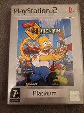 The Simpons Hit & Run Platinum Edition PlayStation 2 pre owned 
