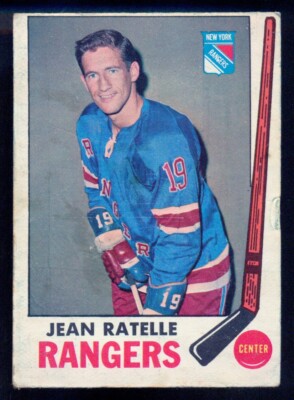 1969-70 OPC O PEE CHEE HOCKEY #42 Jean Ratelle VG-EX N Y NEW YORK ...