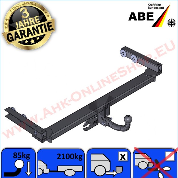 AHK FüR MB E-Klasse S210 Bj 96-03 AnhäNgerkupplung AnhäNgevorrichtung Kombi-image