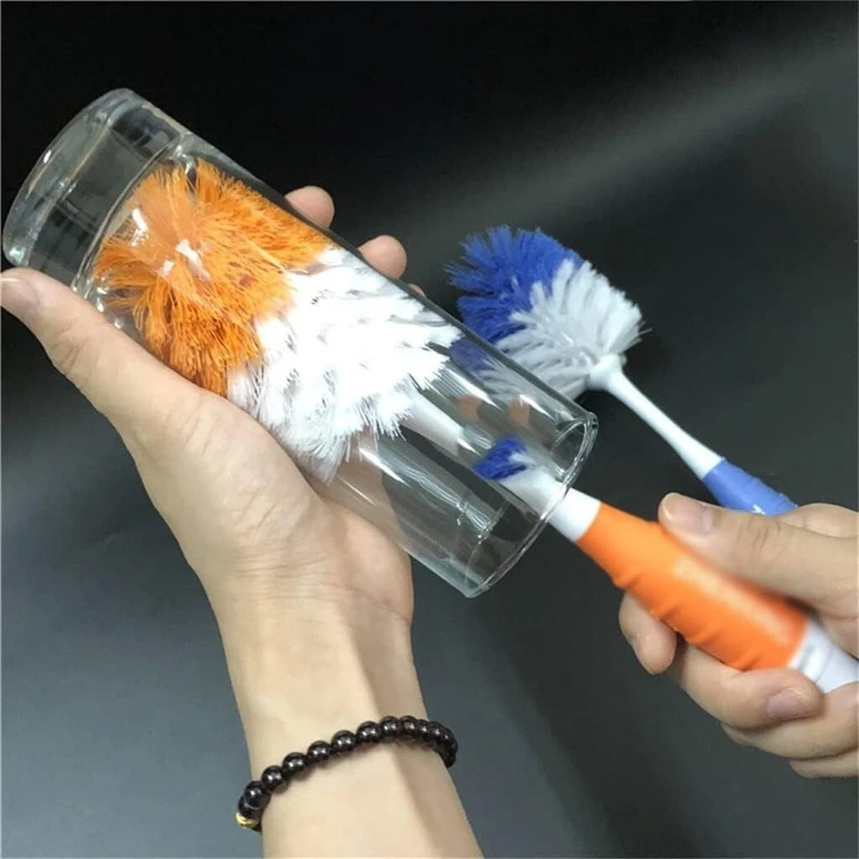 Cepillos de biberón multifunción 2 en 1 para limpieza niños leche biberón Foto 3 de 4