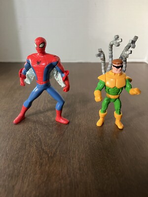 spiderman fast food toy lot doc oct doctor octopus 1995 2009 Marvel Burger King
