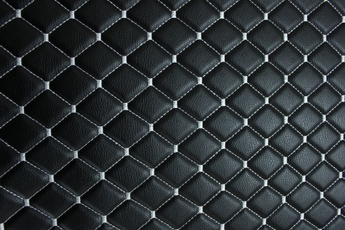 Quilted Vinyl Grain Faux Leather Upholstery Fabric Diamond | 2"x2" -4mm Foam 55" - Picture 45 of 199