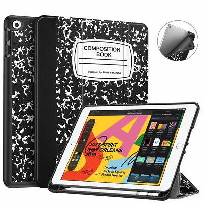 Slim Case for iPad 9th/8th/7th Gen 10.2'' Protective Stand Soft TPU Back Cover