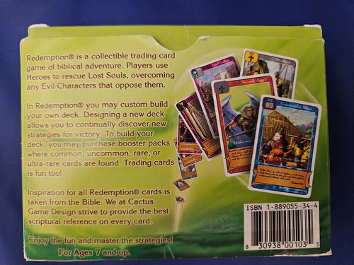 2004 Cactus Game Design REDEMPTION Card Game STARTER DECKS DRITTE EDITION - Bild 3 von 3