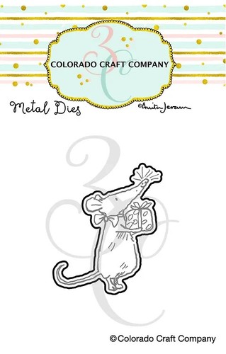 Colorado Craft Company Anita Jeram ~ Best Gift Shrew Mini Dies - 第 1/4 張圖片