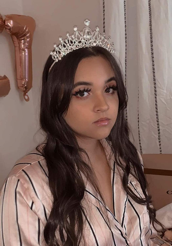 Diadem und Krone für Frauen Silber Strass Geburtstag Stirnband Prinzessin T - Bild 3 von 12