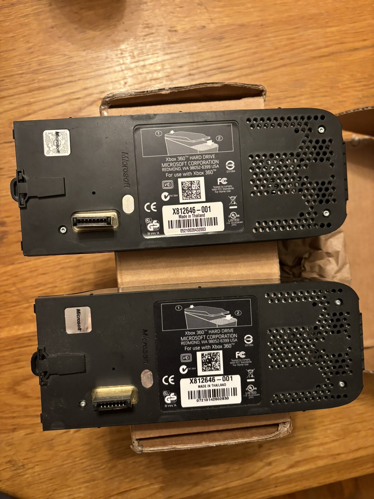 2 Microsoft Xbox 360 120GB Hard Drive Only, OEM INSTITUTO TECNOLÓGICO