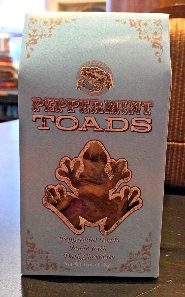 Universal Studios Harry Potter Peppermint Toads Dark Chocolate Candy (Set  of 2)