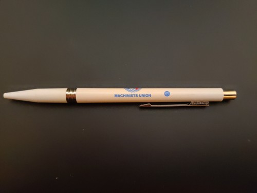 VTG MACHINISTS UNION ADVERTISING PEN RITEPOINT USA