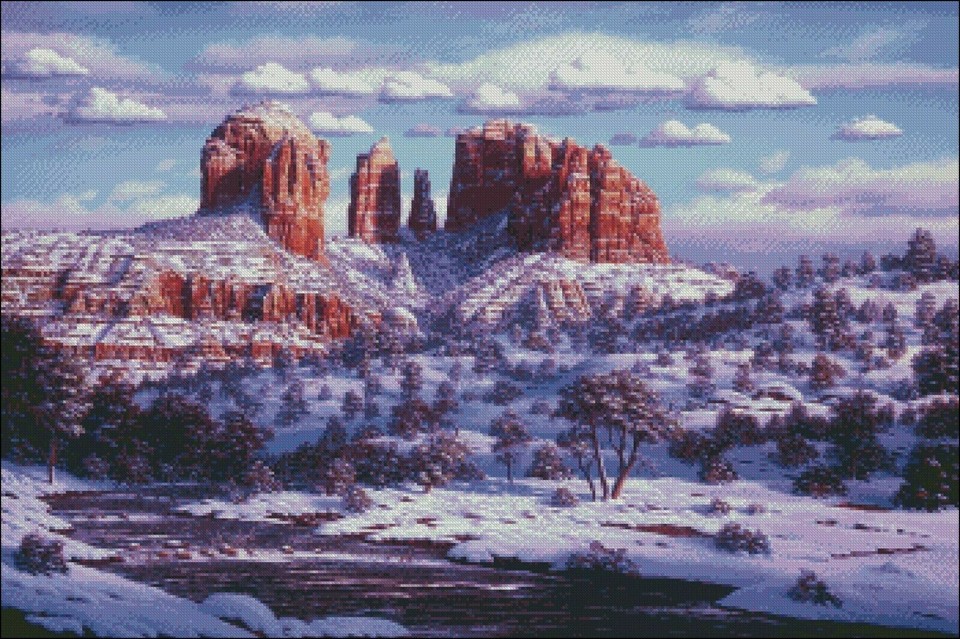 Chart Needlework DIY - Counted Cross Stitch Patterns - The Spirit of ...