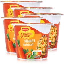 Maggi 5 Minuten Terrine Hühner Nudeltopf 41g (5er Pack)