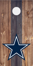 Cornhole Board Wraps Decals Vinyl Stickers Set of 2 - Dallas Cowboys