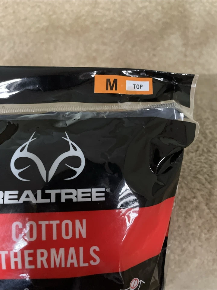 Realtree Cotton Thermals Underwear Men's Size Medium Top 38-40 - Image 2 of 4