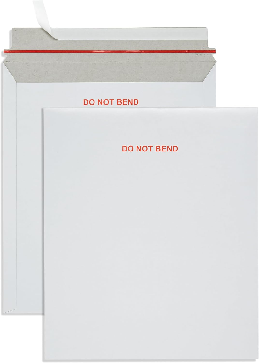 Blue Summit 12.75” X 15” Self-Seal Rigid Document Mailers Stay 25 Pack of Flat