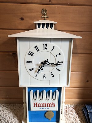 Hamm's BEER 壁掛け時計　アメトイ ビンテージ　TOY 雑貨 Hamms Beer Clock REPLACEMENT ROOSTER Ornament Only Hamms Sign | eBay