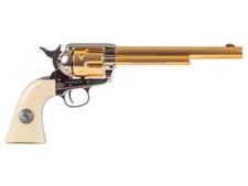 (NEW) Limited Edition Colt Peacemaker 7.5" CO2 BB Revolver by Colt Nickel Gold