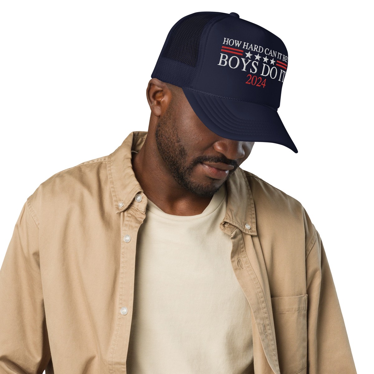 How Hard Can It Be Boys Do It 2024 Hat (Embroidered Foam  display picture 3