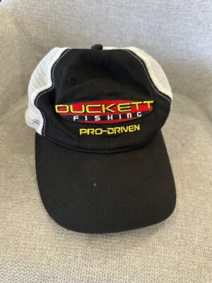 Duckett Fishing Rods Pro Driven Spinning Salt Series Mesh Baseball Cap Hat Adjus