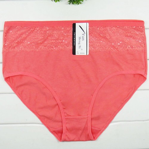 Hochtaillierte Maxi Midi Baumwolle Damen-Slips Übergröße Spitze weicher Komfort - Bild 15 von 25