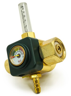 BEST  mini Reduzierer Druckregler Argon/Co2 Druckminderer Rotameter + Manometer