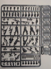 US Rangers Sprue, Bolt Action, 28mm Plastic, WWII US Army Infantry Warlord Games