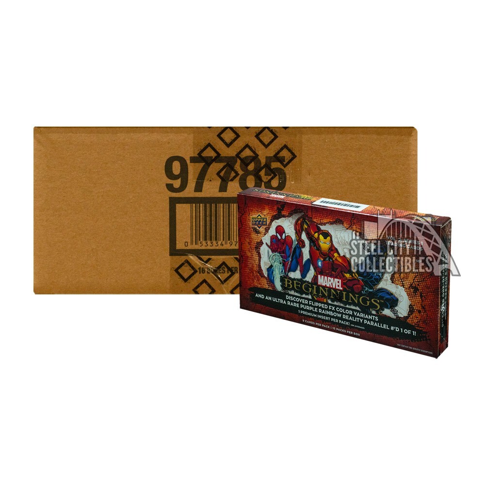 2022 Upper Deck Marvel Beginnings Volume One Trading Card 16Box Case