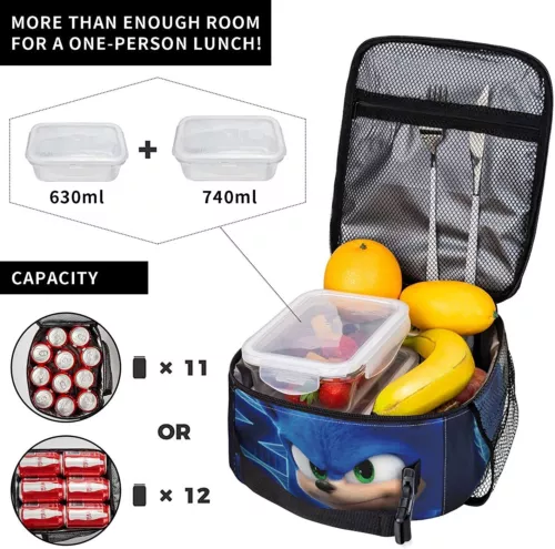 Pikachu Pokemon Insulated Lunch Bag School Picnic Snack Lunchbox Travel Box Gift - Picture 4 of 69