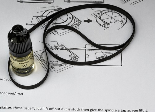 Onkyo CP 1015, CP 1010, CP 1011F, CP 1012F, Turntable belt, Spindle Oil, Kit, ## - Picture 1 of 5